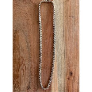 Sterling Silver Riccio Style Chevron Necklace ✨